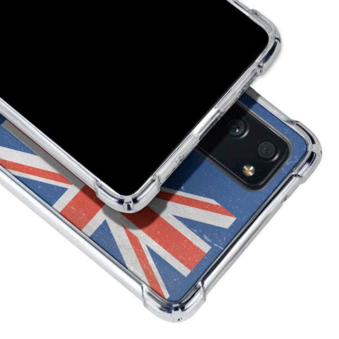 New Zealand Flag Distressed Galaxy S20 FE Clear Case